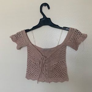 ACTIVE USA crochet top